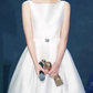 Coming of Age Ceremony White Banquet Dress Simple and Elegant Princess Dress Homecoming Dress R2974