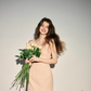 French dress holiday style suspender skirt ruffled pink short skirt R2761