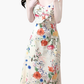 2025 Summer New Floral Ruffle French Temperament Sleeveless Dress R0903