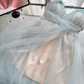 Blue teardrop diamond tulle skirt R2063