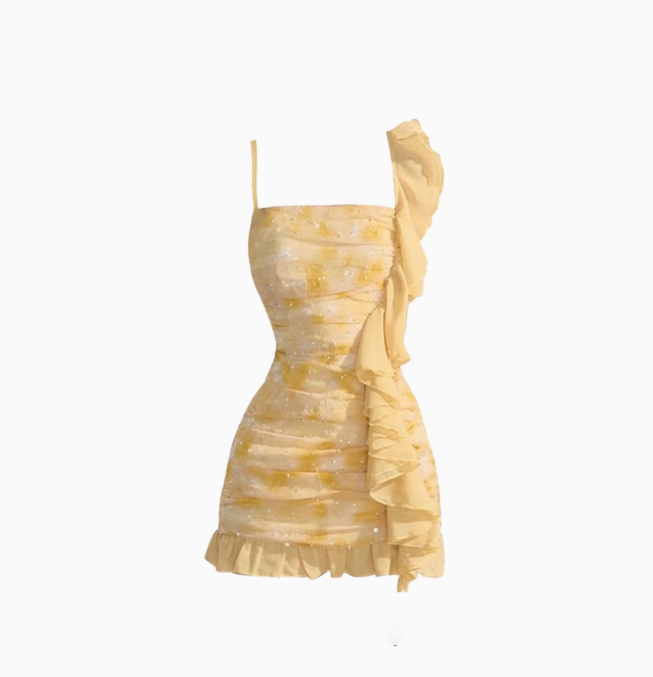 Slightly plump high-end bow tube top dress for women with waist-hugging dress R3137