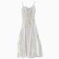 2025 Summer French Gentle Style White Suspender Dress Beautiful Holiday Dress R1908