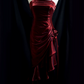Elegant Lavender Sheath Spaghetti Straps Midi Women Dress with Draped Prom Dress Evening Dress RS089