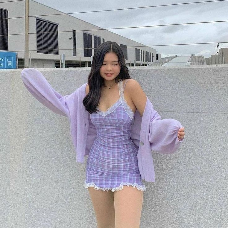 Dreamy Plaid Slim Women's Homecoming Dress Lavender Corset Short Prom Gown Party Dress RS2956