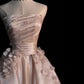Generous Strapless A-line Tulle Evening Dress,Glam Dress     S5362