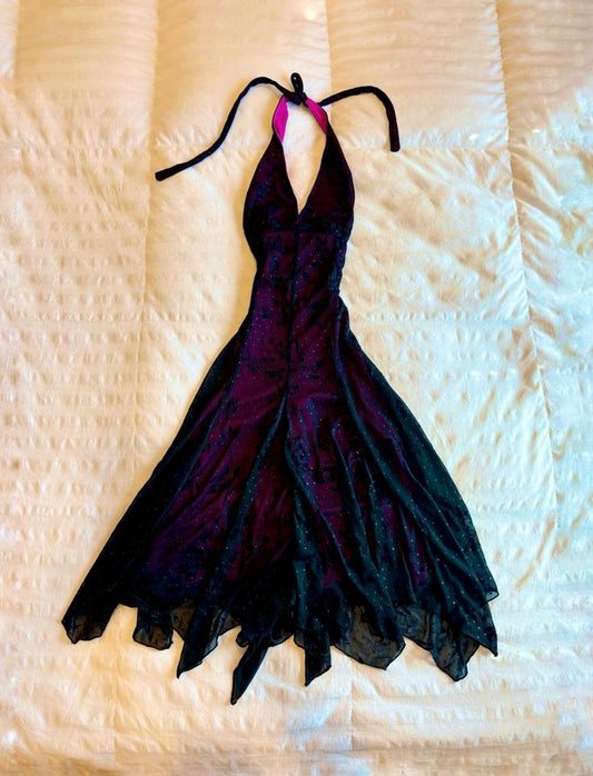 Halter Short Party Dress Cute Birthday Outfits     S6769