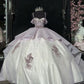 Sage Quince Dress off shoulder ball gown prom dress      S3525