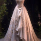 Light Pink Tulle Long Prom Dress,Evening Dress      S6682