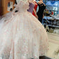 Charming Pink Applique Tulle Ball Gown,Pink Sweet 16 Dress       S6665