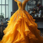 A Line Tulle Party Prom Dresses Long Evening Dress       S6608