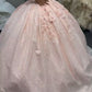 pink ball gown prom dresses formal dresses     S1060