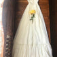 Ivory Straps Vintage A-Line Lace Long Party Dress Evening Dresses    S6714