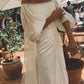Off Shoulder Long Wedding Dress Gorgeous Bridal Gown        S6743