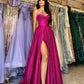 Hot Pink Spaghetti Straps Evening Dresses Sparkly Dresses Evening Gown       S6735