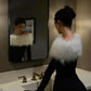Women Dresses Sexy Off Shoulder Long Sleeve Elegant Evening Party Gown       S6736