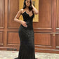 Black Strapless Mermaid Long Prom Dress Evening Gown      S6760