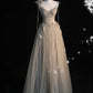 A Line Tulle Long Prom Dress,Evening Dress      S6683