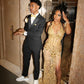 Sexy Mermaid Gold Long Prom Dress,Evening Dress      S6671