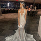 Silver Beaded Formal Dresses for Black Girl, Mermaid Long Prom Dress Evening Gown      S6762