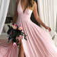 Pink Prom Dress,Long Evening Dress       S5188