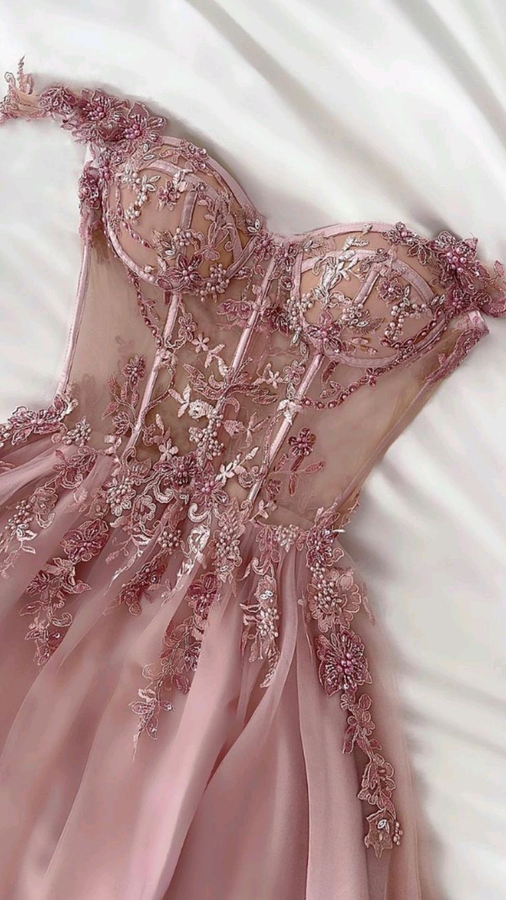 Dreamy pink gown,Pink long evening prom dress     S2606