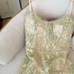 French pure desire style v-neck suspender dress women's waist slimming long hip skirt dress R4035
