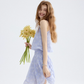 Sea salt daisy floral dress French suspender skirt short skirt holiday wear skirt female summer R3454