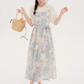 French first love pure sling dress new beautiful suit skirt R2392