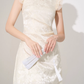 Niche design dress new summer high-end French temperament slimming Chinese style skirt R4299