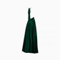 French high-end lace-up halter dress 2025 sexy backless holiday long dress R1285