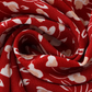 French holiday style short red 2025 new floral suspender dress R2646