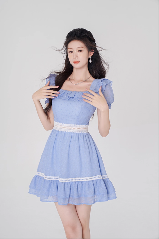 French dress women's summer slim short skirt new style skirt women's niche design R4374