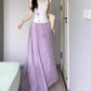 Gentle temperament white short-sleeved T-shirt skirt generous and decent beautiful outfit suit R0878