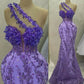 Sexy Purple Prom Dress for Women,Elegant Evening Dress Mermaid Style Special Occasion Dress     S7240