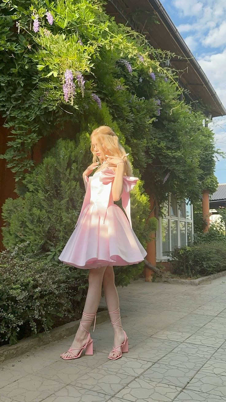 Girlish Silky Women's Homecoming Dress Pink Corset Short Prom Gown Birthday Dress RS3165
