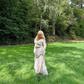 Hazy Tulle Prom Gown White Women's Corset Maxi Birthday Dress — Fall Outfit 2026 New RS3073