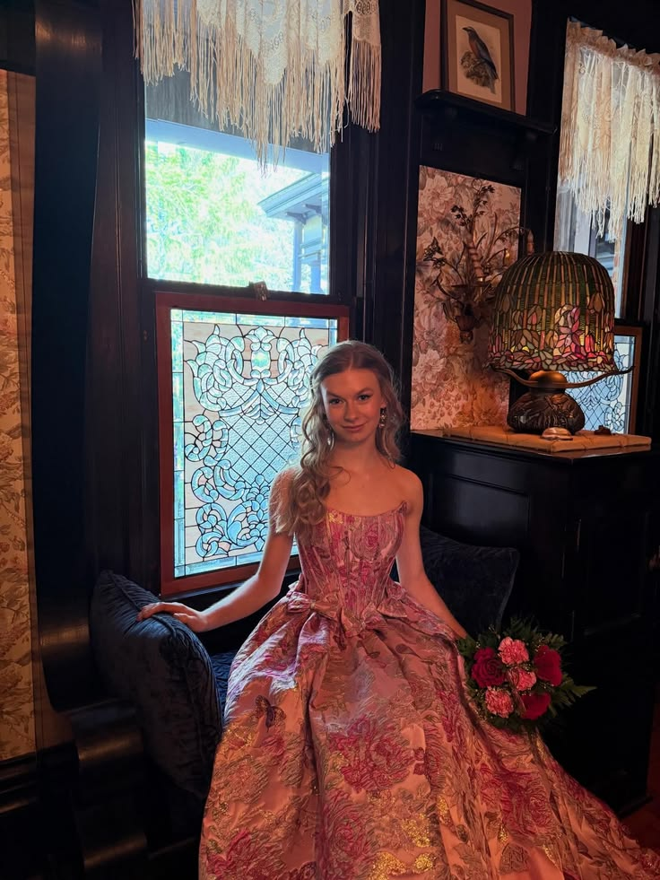 Refined Applique Women's Prom Gown Barbie Pink Waist Fitted Maxi Evening Dress Birthday Dress — Fall Outfit 2026 New  RS3266