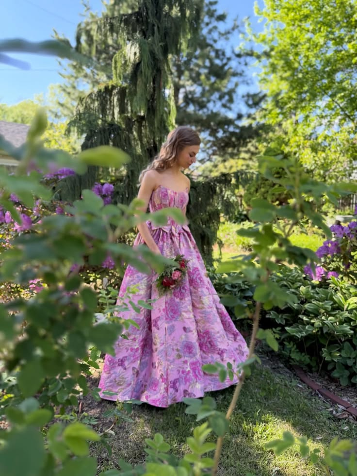 Refined Applique Women's Prom Gown Barbie Pink Waist Fitted Maxi Evening Dress Birthday Dress — Fall Outfit 2026 New  RS3266