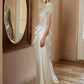 Gorgeous White A-Line High Collar Beading Bodycon Maxi Wedding Dress RS1162
