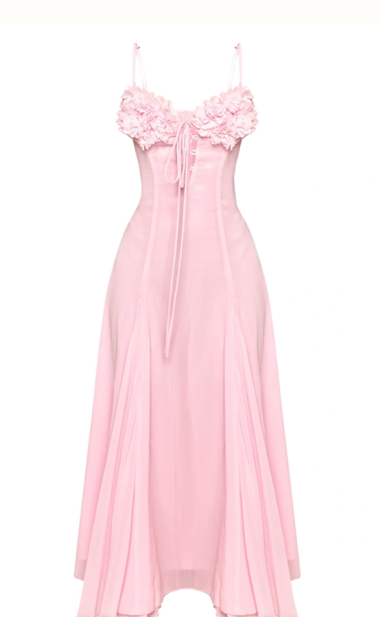 Pretty Blush Pink Prom Dress ,A-Line Spaghetti Straps Bodycon Maxi Summer Dress Cami Dress RS1200