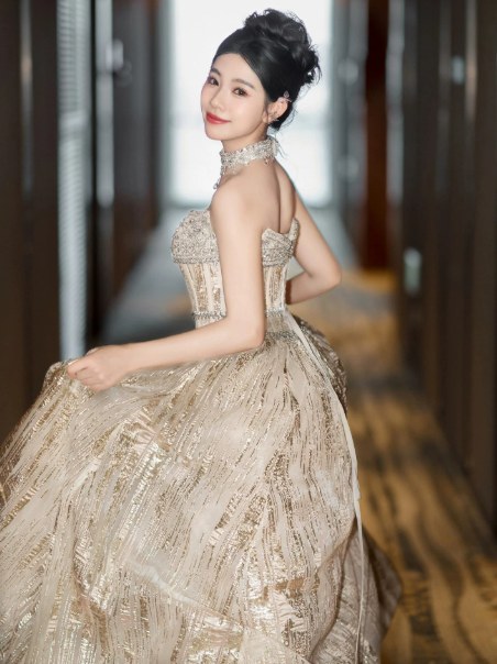 Pastel Yellow Elegant Beaded Prom Dress ,Glitter Maxi Evening Dress Birthday Dress RS1213