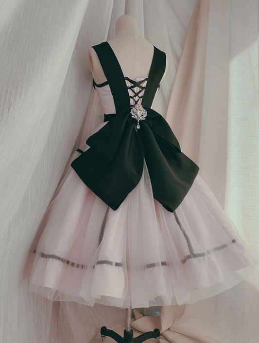 Patchwork Pretty Homecoming Dress ,Tulle Mini Birthday Dress Short Prom Dress RS1228