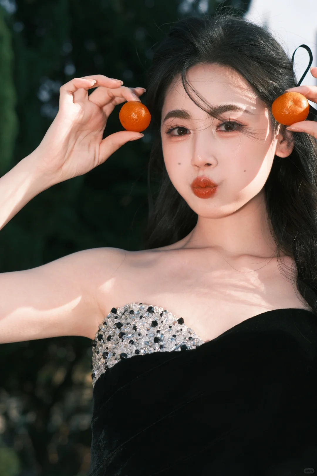 Black top asymmetrical tube top design white bud skirt short skirt homecoming dress R4192