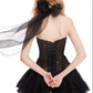 Black design halter neck waist hollow slim fit short skirt homecoming dress R4393