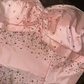 Pink strapless fitted waist princess long ball gown R7014