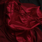 Red halter-neck fitted backless sexy long ball gown R6695