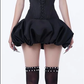 Black suspenders fashion waist sexy bud skirt short skirt homecoming dress R4635