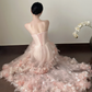 Gorgeous Blush Pink Prom Gown ,Applique Bodycon Gentle Maxi Evening Dress RS1264