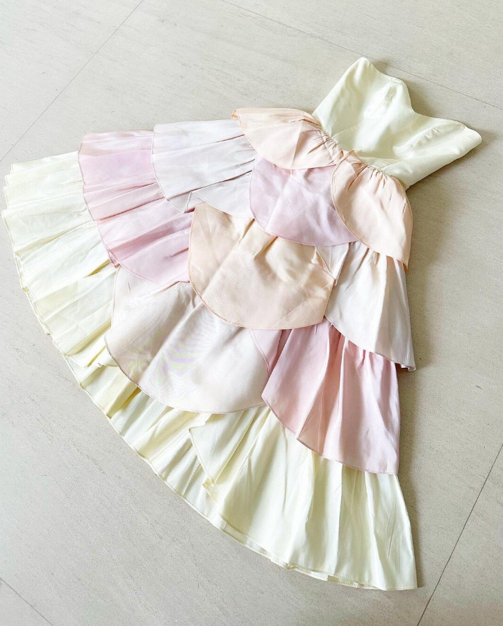 Pretty Patchwork Homecoming Dress , Fresh Summer Dress Mini Birthday Dress RS1260