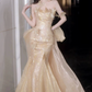 Dreamy Champagne Prom Gown ,Glitter Sequins Maxi Celebrity Dress Evening Dress RS1292